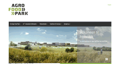 Desktop Screenshot of agrofoodpark.dk