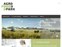 Tablet Screenshot of agrofoodpark.dk